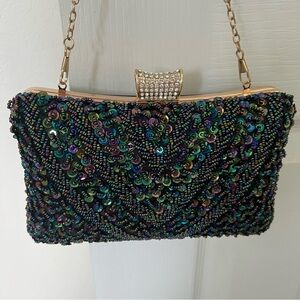 NWT Sequin Clutch Cocktail Party Purse